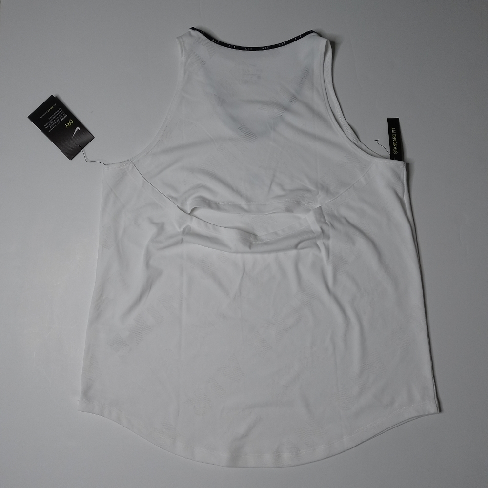 Nike Women's Air Running White Tank Top Size Large - Picture 4 of 13